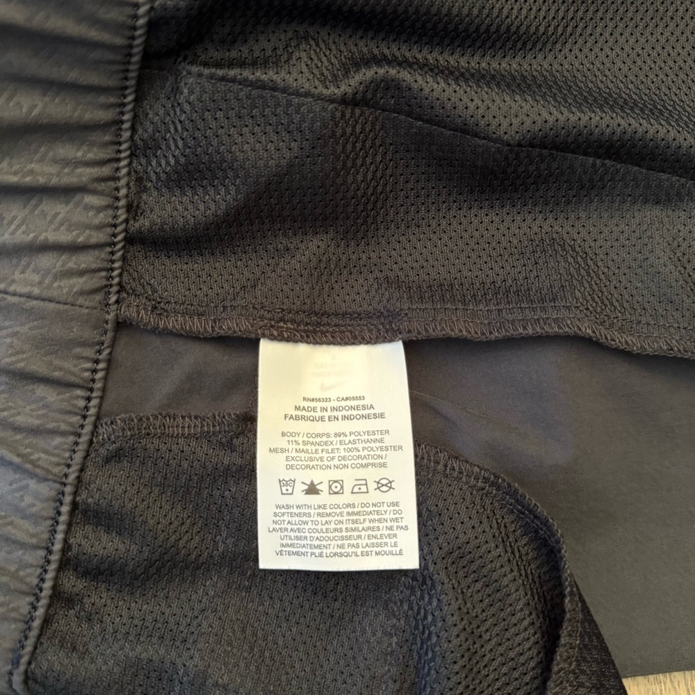 Nike Women’s Dri-Fit Golf Pants UV UPF 40+ Standard Fit Black Grid Pattern - Picture 6 of 12